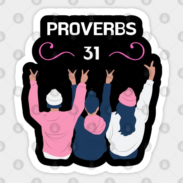 Proverbs 31 Sticker by SOCMinistries